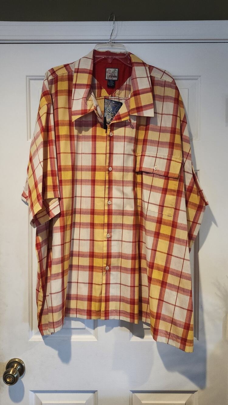 Vtg NWT IMPAQ Sportswear Shirt Mens 6XL Deadstock Y2K Baggy Streetwear #475